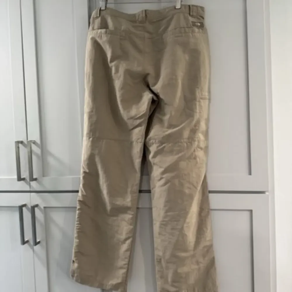 The North Face Roll Up Nylon Pants Beige Hiking Mens Sz 36 Outdoor‎ Gorpcore